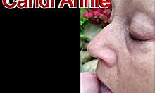 Candi Annie, the best cum swallowing mature hotwife MILF, in sexy cum filled compilation