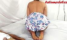 Model In Flowered Dress Sucks Photographer's Cock For A Free Photshoot Another Angle 1 2