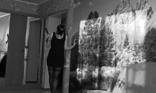 Sexy milf with big beautiful ass and exciting look in amateur fetish PAWG black and white cinema.