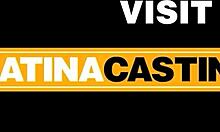 Fat ass latina booty clapping while cowgirl riding euro bwc at amateur casting