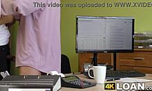 Naughty amateur bent over and fucked by fake agent 😏