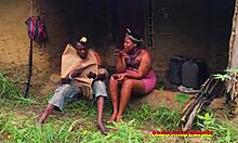 Stepmother Strips Naked And Gets Juicy Pussy Fucked Deep After Bush Hunt