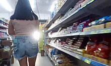 Ajudei Essa Garota com a Compra em Troca Fodi Seu Cuzinho Apertado