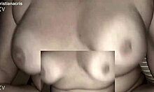 My dancing bowls get cum on tits