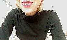 Model laughs at micro penis during playful humiliation