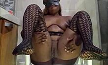 African Prostitute Waiting For Client