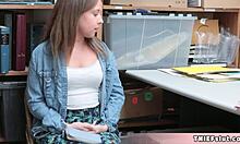 Petite Brooke Gets Punish Fucked Real Hard By A Cop After She Got Caught Shoplifting In California