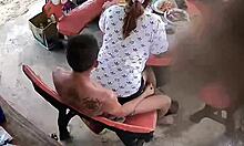 Being secretly filmed by a friend while having sex