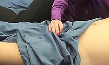 my stepmother punished me for jerking off with finger in urethra and strapon in ass part 1