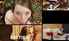 Naughty Teen 18+ in Uniform Gets Spanked by Older Man