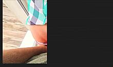 stepsister says, let me help you cum in my panties quick