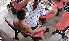 Being secretly filmed by a friend while having sex