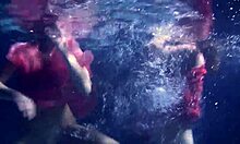 Lilia Mihalkova and Natalia Kupalka Underwater Lesbians