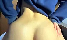 Big ass reverse cowgirl slut riding rough