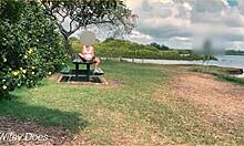 Wife swings on the swing no panties 😏