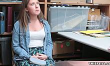 Petite Brooke Gets Punish Fucked Real Hard By A Cop After She Got Caught Shoplifting In California