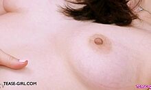 elegant dark-haired model shows her sexy body in photoshoot interview