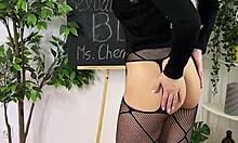 Sexual Wellness BDSM Session Featuring Whip Play With Mature Woman In Lingerie And Stockings