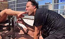 Free promo erotique fetish threesome outdoor footjobs barefoot patio starring eric john