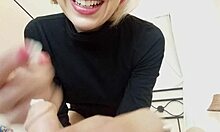 Model laughs at micro penis during playful humiliation