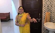 indian couple's intimate bridal function moment