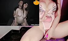 young japanese teen in her first hard porn scene. she gets pov creampie orgasm with big tits masturbation.