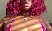 Wet Mouth Stepmom Teases Big Ass with Buttplug