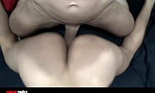 the hot brunette with a big ass pleasures her well-hung boyfriend passionately