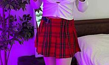 enjoying my pearl panties in this solo session