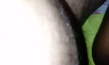 Oily wet pussy leads to intense orgasm for ebony milf wife