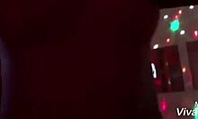 In this amateur video a teen latina shows her small tits