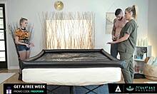 Coco Lovelock poses as masseuse threesome