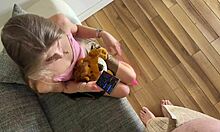 Hot Skinny Blonde Babe Wants Cumshot