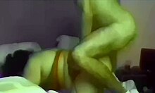 lulu moans, 'i'm such a slut, grab my dick and break my ass virilely while i scream'