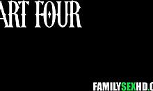 adams step family foursome with mommy and teen