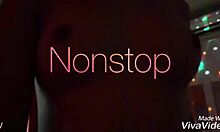 In this amateur video a teen latina shows her small tits