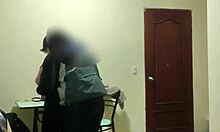 Fucking the maid like a whore part 2. She's screaming! 😈