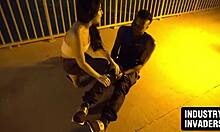 Jessica jewels deepthroats big black cock