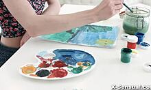 Riley Jorden in raw artistic sex!