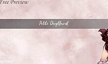 slut in lingerie and high heels delivers a big oral creampie 😍