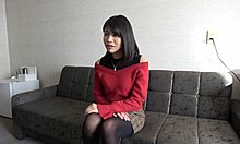 Japan's Female College Student Fresh Blindfolded Casting Experience