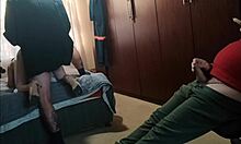 My stepdad and his friend fucked me at once!