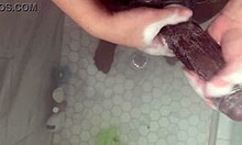 worshiping stepdad's big black cock 😘