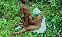 Bbc bush hunter fucks horny bbw african goddess amateurs in public outdoor spot