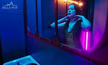 picked up girl in night club toilet and tasted her pussy - bella mur & sofia simens