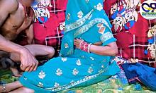 desi bride in saree gets legs up pussy pounding hard