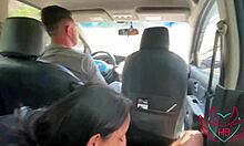 wife sucked me intensely while husband drove