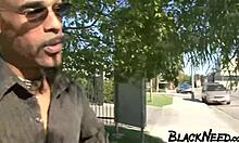 Black amateur enjoys the doggystyle position with a bbc?