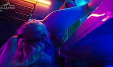 picked up girl in night club toilet and tasted her pussy - bella mur & sofia simens