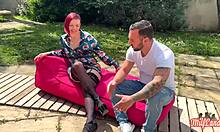 Margot redhead devilish atomized by two big cues